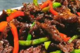 Beef Chilli Fry With Fried Rice