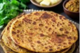Mutton Keema and Cheese Paratha