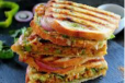 Samosa Cheese Grilled Sandwich