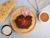 Chapli Kebab With Daal And Roti