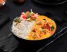 Pakora Kadi Chawal (Rice)
