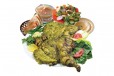 Green Chicken Charcoal Half 
