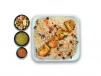 Afghani Pulao With Chicken Shami Kebab