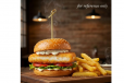 Fish Fillet Burger With Fries