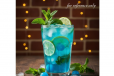 Blue Lagoon Mojitos