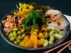 Cooked Salmon And Shrimp Poke