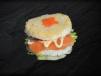 Salmon Avocado Burger