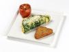 Baby Spinach With Parmesan Omelette