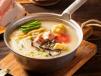 Sauerkraut Rice Noodles With Chicken Soup 鸡汤酸菜三鲜米线