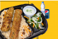 1-Chicken Kabab with Afghani Pulao