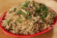 Mushroom Chilli With Fried Rice