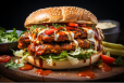 Chicken Tikka Burger