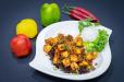 Wok Tossed Cottage Cheese With Assorted Peppers