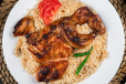 Charcoal Grilled Chicken Biryani Half