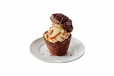 Chocolate Filled Muffin with Ice-Cream