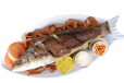 Close  Grilled with Olive Lemon and Spices