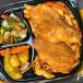 Economic Breaded Chicken With Pasta Meal