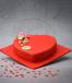 Heart Shape Chocolate Truffle Sponge Cake 1 Kg 6-8 Portions