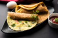 One Paratha With Double Omelette