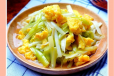 Egg Fried Yellow Leek Small Bowl