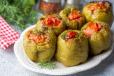 Stuffed Bell Pepper Plate 