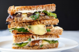 Mushroom With Grilled Cheese Sandwich