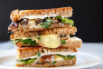 Mushroom Mozzarella Cheese Grilled Sandwich