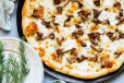 Mushroom With Cheese Pizza