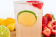 Strawberry With Mango And Lemon Cocktail