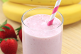 Banana With Strawberry Milkshake