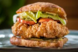 Chiken Thighs Burger