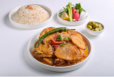 Chicken Tray With Potatoes In Oven