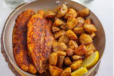 5 Spiced Broasted Fish with Potato