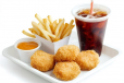 Kids Meal Nuggets with French Fries and Beverage