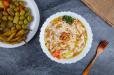 Hummus Fatteh with Milk and Nuts