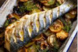 Sea Bass Lemon Oil with Potato Tray [1 Piece]