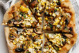 Pizza with Mushroom and Corn