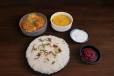 GHEE RICE AND CHICKEN CURRY