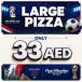 Large Pizza @ 33 AED