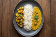 Chana Dal Rice With Potato