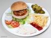 Chicken Burger - Plate