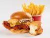 Original Chicken Sando With Fries And 1 Pc Mozzarella