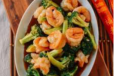 Prawn with Broccoli in Oyster Sauce