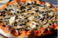 Mozzarella with Mushroom Pizza