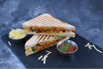 Schezwan Veg Cheese Mirchi Grilled Sandwich