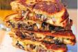 Mushroom Mozzarella Grilled Sandwich