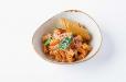 Pasta with chicken sausage and cheese