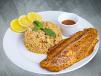 Grilled White Fish And Rice