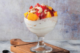 Mixed Fruit with Ice Cream