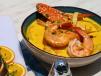 Seafood  Saffron Soup With Shrimp And Roe